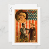 Louis Aldrich in Mijn partner Theatrisch Spel Briefkaart (Voorkant / Achterkant)