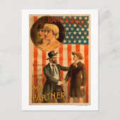 Louis Aldrich in Mijn partner Theatrisch Spel Briefkaart (Voorkant)