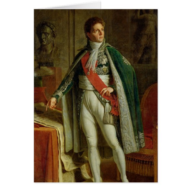 Louis Alexandre Berthier toont kaart van (Voorkant)
