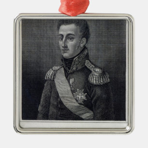 Louis-Antoine de Bourbon Duke van Angouleme Metalen Ornament