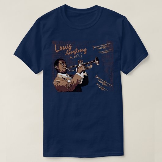 Louis Armstrong 1 T-shirt (Design voorkant)
