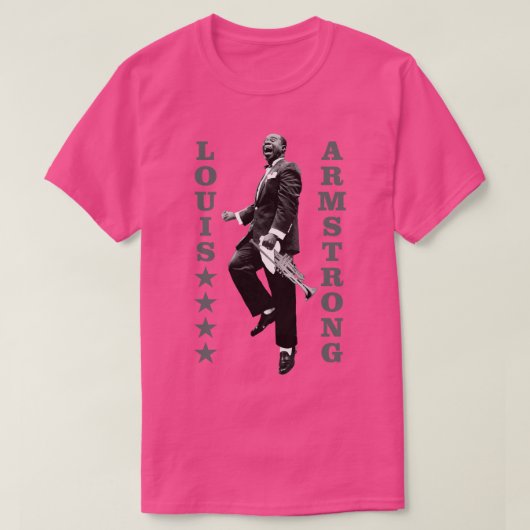 Louis Armstrong 2 T-shirt (Design voorkant)