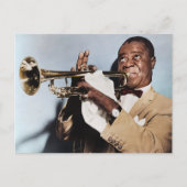 Louis Armstrong Briefkaart (Voorkant)