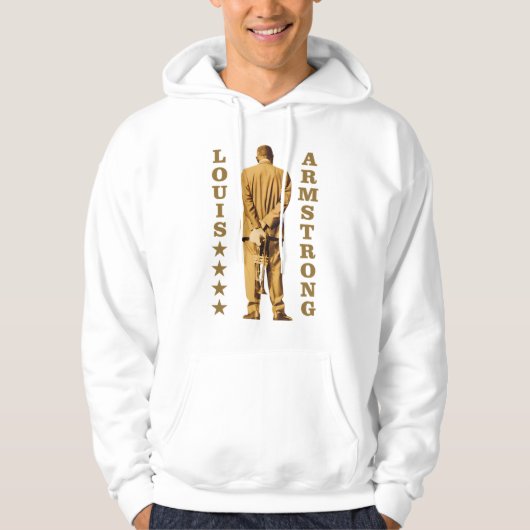 Louis Armstrong Hoodie (Voorkant)