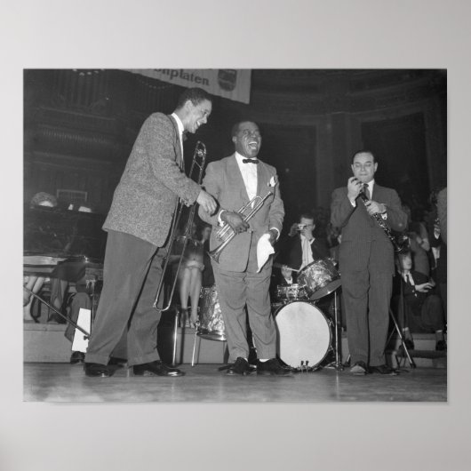 Louis Armstrong – Jazz Legend (1959) Poster (Voorkant)