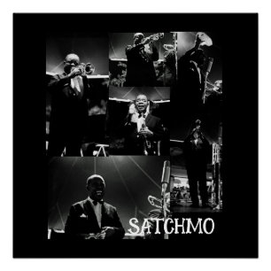Louis Armstrong Satchmo  foto Perfect Poster