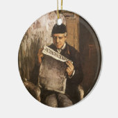 Louis Auguste Cezanne Vader van de artistieke lezi Keramisch Ornament (Links)
