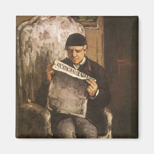 Louis Auguste Cezanne Vader van de artistieke lezi Magneet (Voorkant)