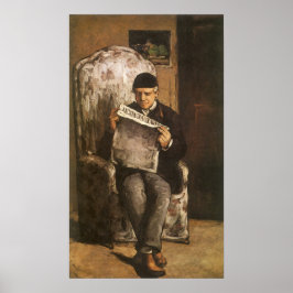 Louis Auguste Cezanne Vader van de artistieke lezi Poster