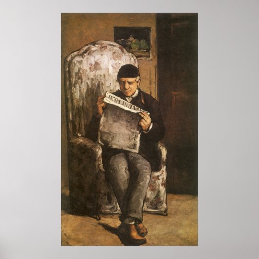 Louis Auguste Cezanne Vader van de artistieke lezi Poster (Voorkant)