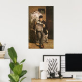 Louis Auguste Cezanne Vader van de artistieke lezi Poster (Thuiskantoor)