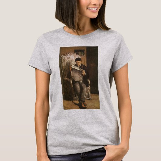Louis Auguste Cezanne Vader van de artistieke lezi T-shirt (Voorkant)