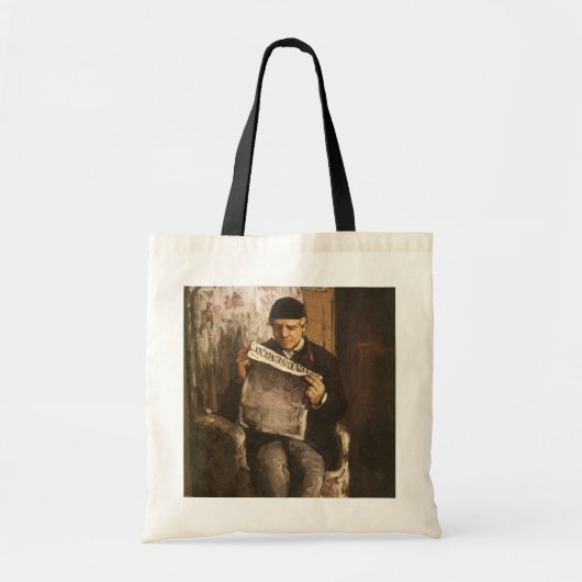 Louis Auguste Cezanne Vader van de artistieke lezi Tote Bag (Voorkant)