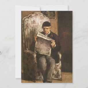 Louis Auguste Cezanne Vader Van De Kunstenaar Leze