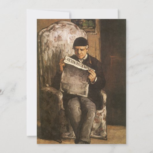 Louis Auguste Cezanne Vader Van De Kunstenaar Leze (Voorkant)