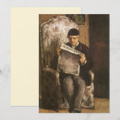 Louis Auguste Cezanne Vader Van De Kunstenaar Leze (Voorkant / Achterkant)