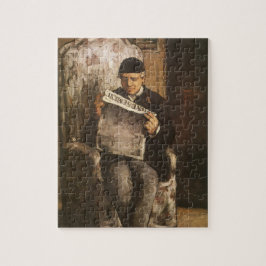 Louis Auguste Cezanne Vader Van De Kunstenaar Leze Legpuzzel