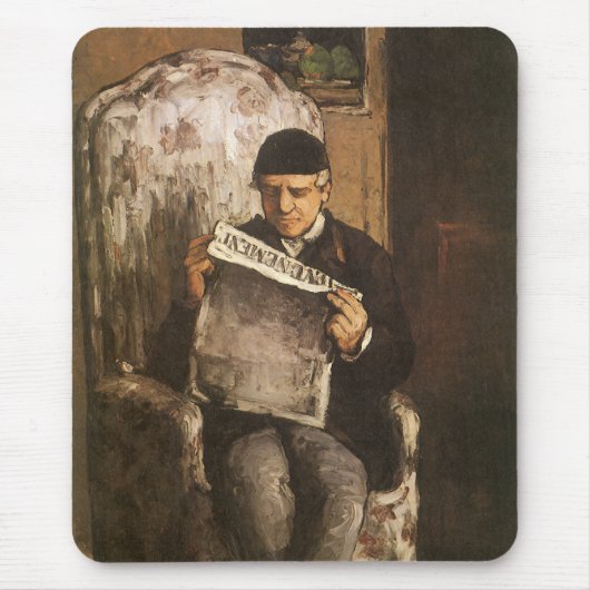 Louis Auguste Cezanne Vader Van De Kunstenaar Leze Muismat (Voorkant)