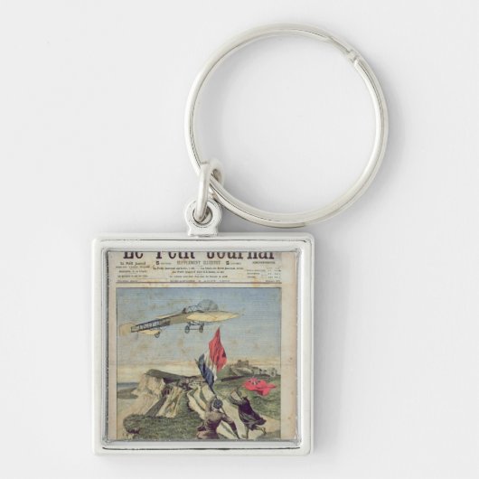 Louis Bleriot landing in Dover Sleutelhanger (Voorkant)