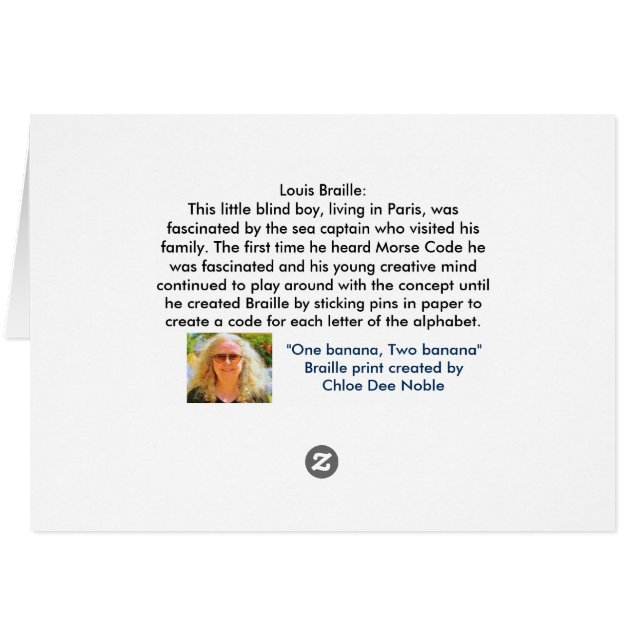 Louis Braille (Achterkant Horizontaal)