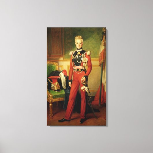Louis-Charles-Philippe van Orleans Duke van Canvas Afdruk (Voorkant)