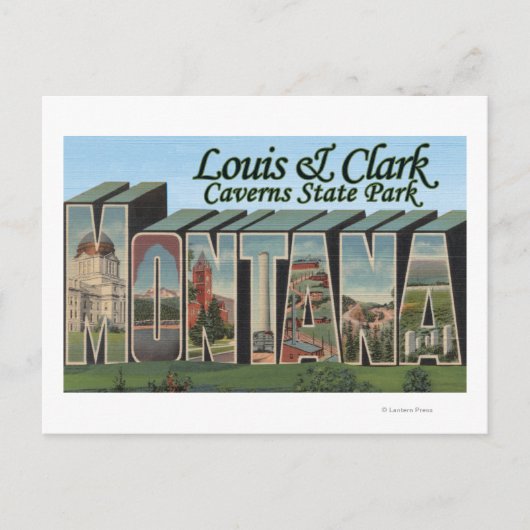 Louis & Clark Caverns Park, Montana Briefkaart (Voorkant)