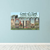 Louis & Clark Caverns Park, Montana Canvas Afdruk (Insitu (Houten vloer))