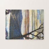 Louis Comfort Tiffany - Glas in lood 4 Magnolias Legpuzzel (Horizontaal)