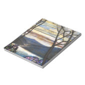Louis Comfort Tiffany - Glas in lood 4 Magnolias Notitieblok (Linkerzijde)