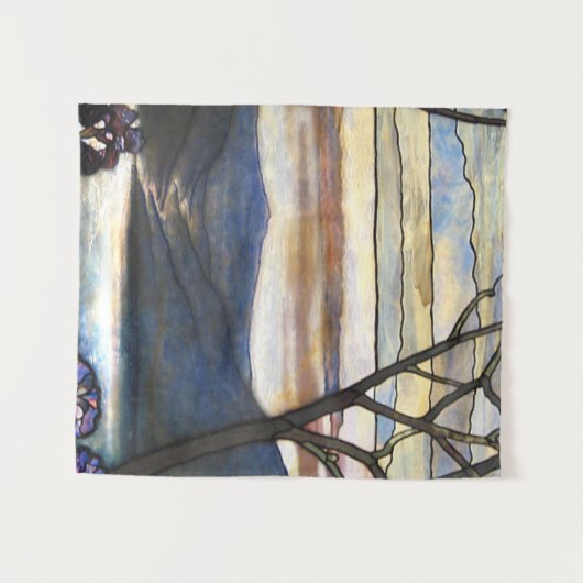 Louis Comfort Tiffany - Glas in lood 4 Magnolias Wandkleed (Voorkant (horizontaal))