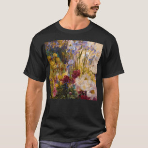 Louis Comfort Tiffany Pioenrozen en Iris T-shirt