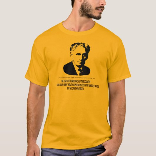 Louis D. Brandeis A T-shirt (Voorkant)