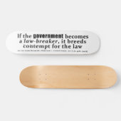 Louis D. Brandeis Olmstead tegen Verenigde Staten  Skateboard (Horizontaal)