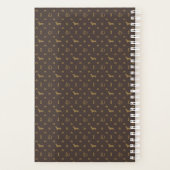 Louis Dachshund Luxury Dog Attire Planner (Achterkant)