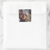 Louis Dauphin van Frankrijk Vierkante Sticker (Tas)