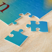 Louis de Llama Kinder Gepersonaliseerd Legpuzzel (Zijkant)