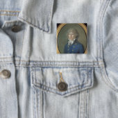 Louis de Saint-Just Vierkante Button 5,1 Cm (In situ)