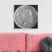 Louis d'Or beeldend Lodewijk XVI, 1792 Canvas Afdruk (Insitu (Woonkamer))