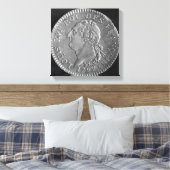 Louis d'Or beeldend Lodewijk XVI, 1792 Canvas Afdruk (Insitu (Slaapkamer))