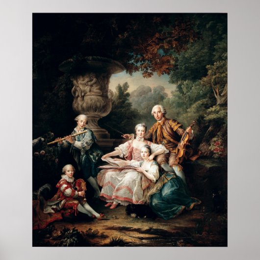 Louis du Bouchet Marquis de Sourches Poster (Voorkant)