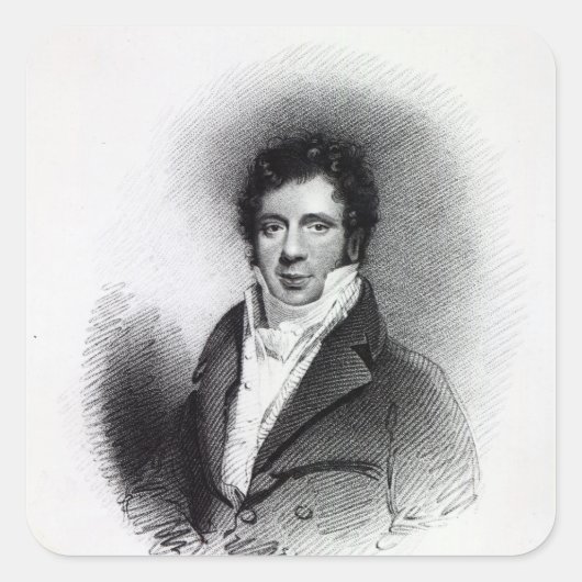 Louis-Eustache Ude Vierkante Sticker (Voorkant)