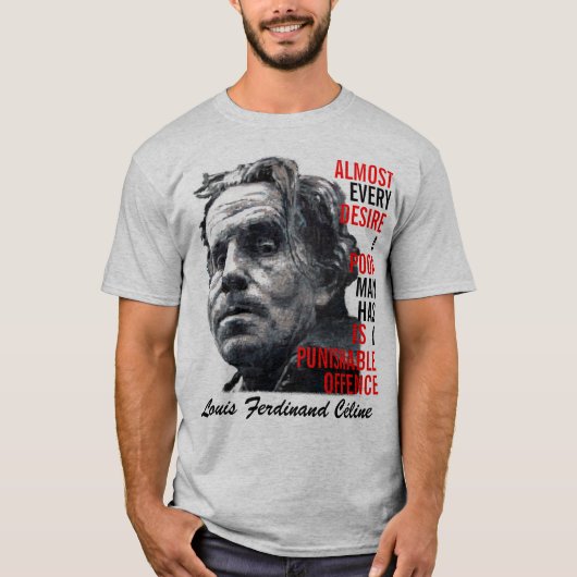 Louis Ferdinand Celine T-shirt (Voorkant)
