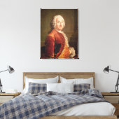 Louis Francois Armand de Vignerot du Plessis Canvas Afdruk (Insitu (Slaapkamer))