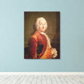 Louis Francois Armand de Vignerot du Plessis Canvas Afdruk (Insitu (Houten vloer))