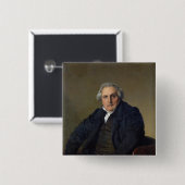 Louis-Francois Bertin 1832 Vierkante Button 5,1 Cm (Voorkant /achterkant)