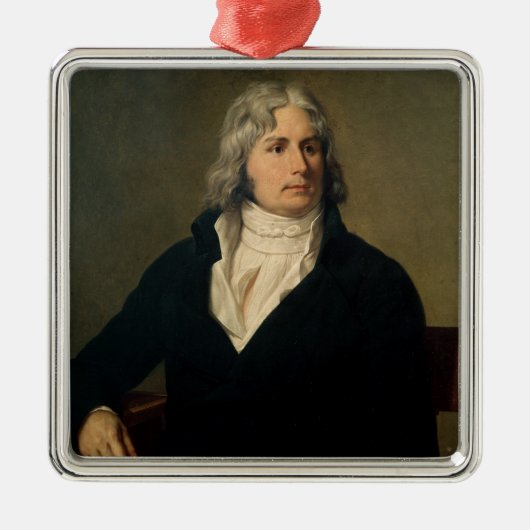 Louis-Francois Bertin c.1803 Metalen Ornament (Voorkant)