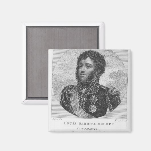 Louis-Gabriel Suchet Duke van Albufera Magneet (Voorkant / Achterkant)