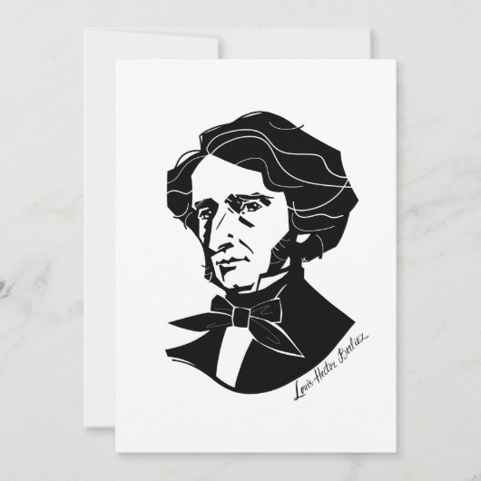 Louis-Hector Berlioz Kaart (Voorkant)