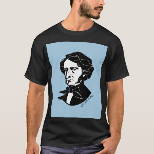 Louis-Hector Berlioz (op gekleurde achtergrond) T-shirt
