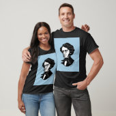 Louis-Hector Berlioz (op gekleurde achtergrond) T-shirt (Unisex)